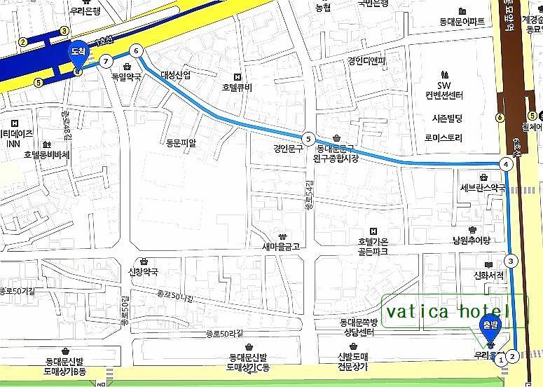 סיאול Vatica Hotel Dongdaemun מראה חיצוני תמונה